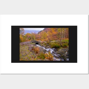 Autumn at Ashness Bridge Lake District Posters and Art